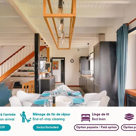 Hébergement de vacances 100m De La - Maison Pour 10 Personnes